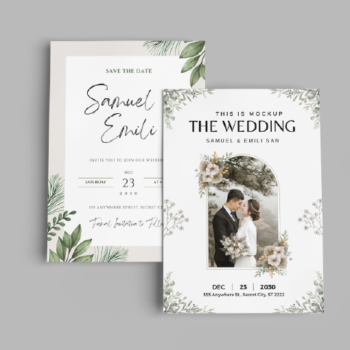 Premium Wedding Card